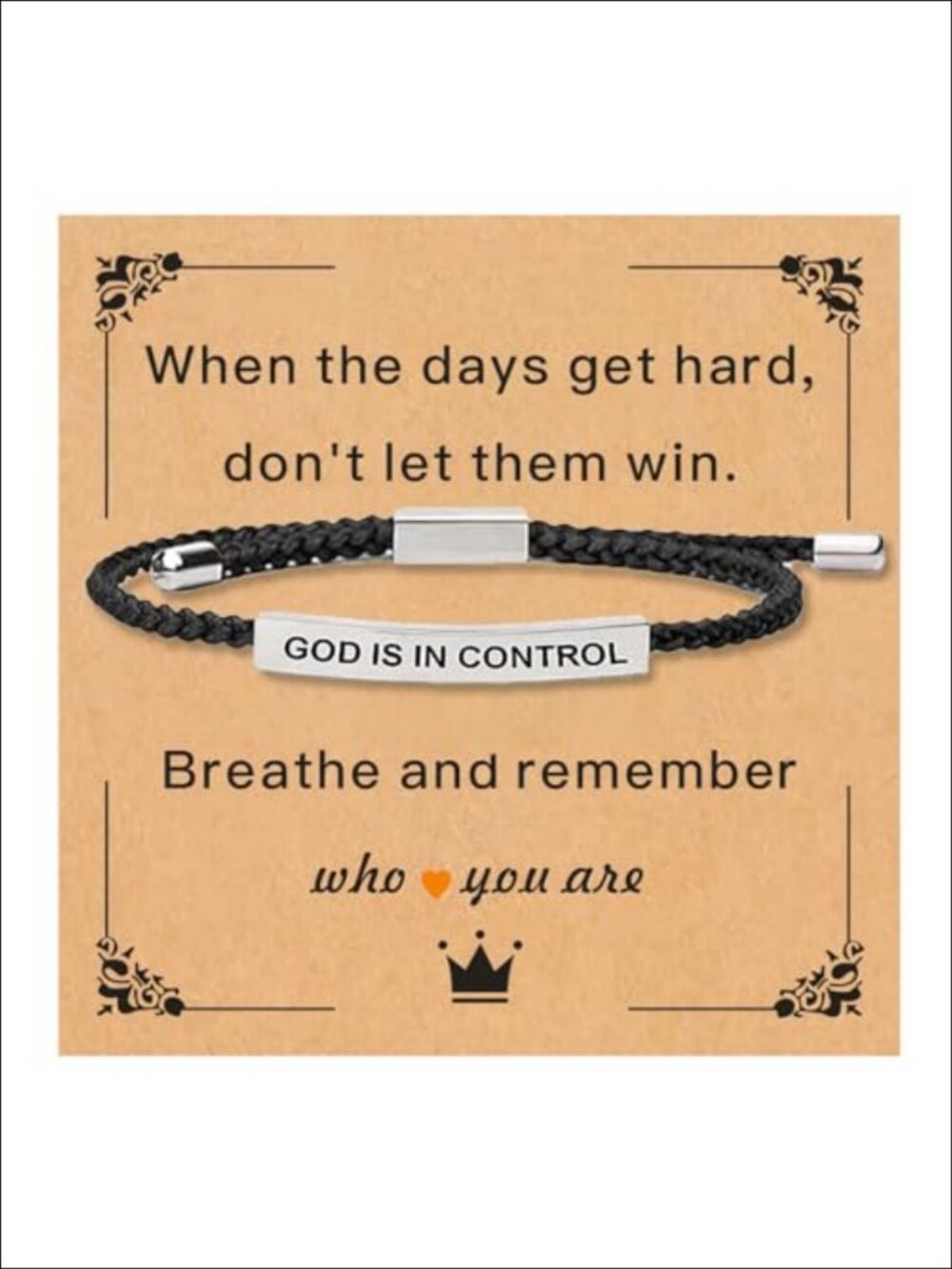 Motivational Stainless Steel Adjustable Tube Bracelet Inspirational Gift
